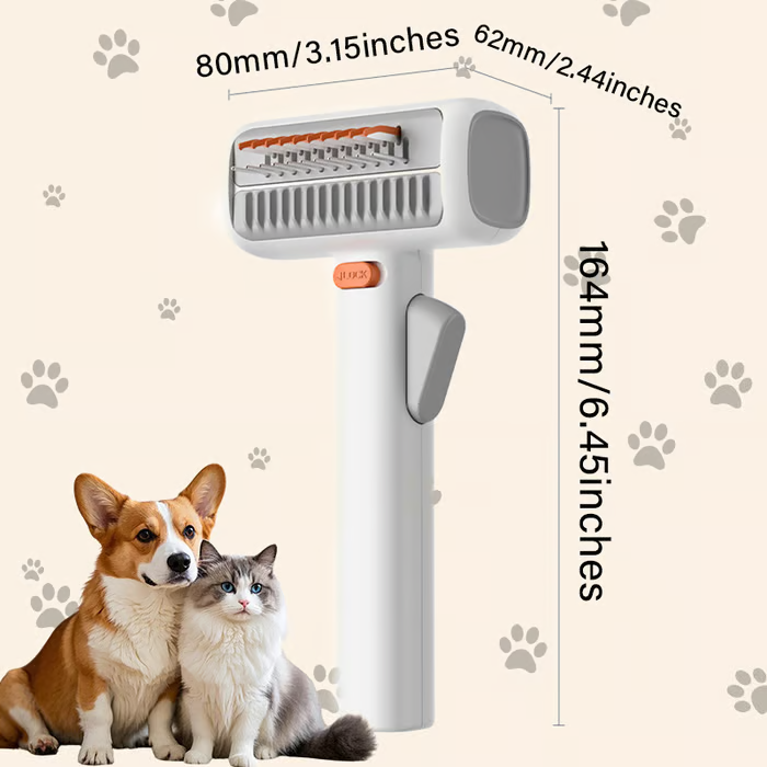 FluffEase — Detangling Grooming Comb | 50% OFF