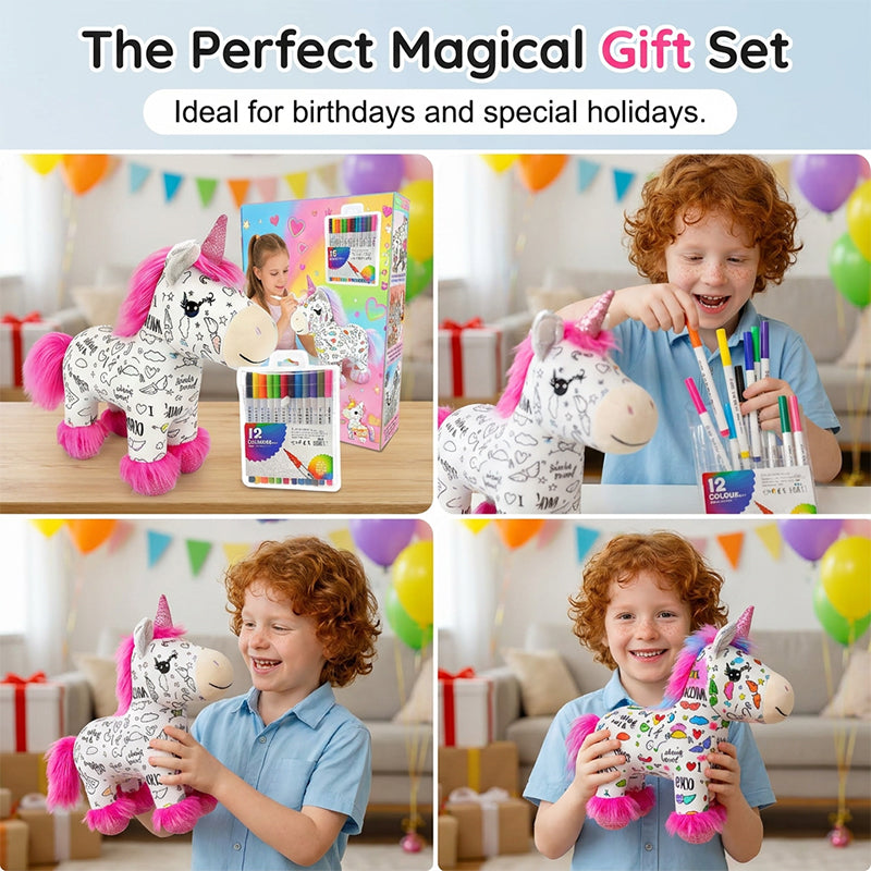 Plush friend with color change — unleash creativity instantly