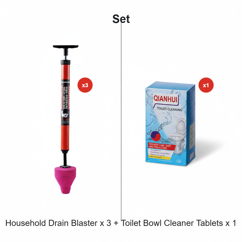Household Drain Cleaner — Quickly Eliminate Clogs