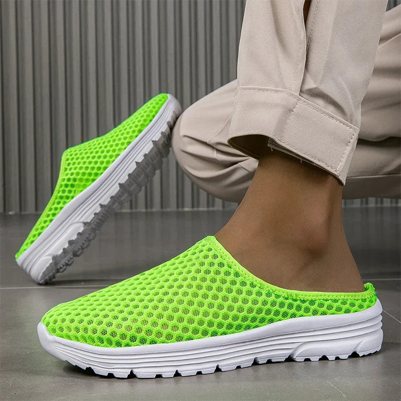 Mason — Breathable Mesh Slippers with Cushioned Sole