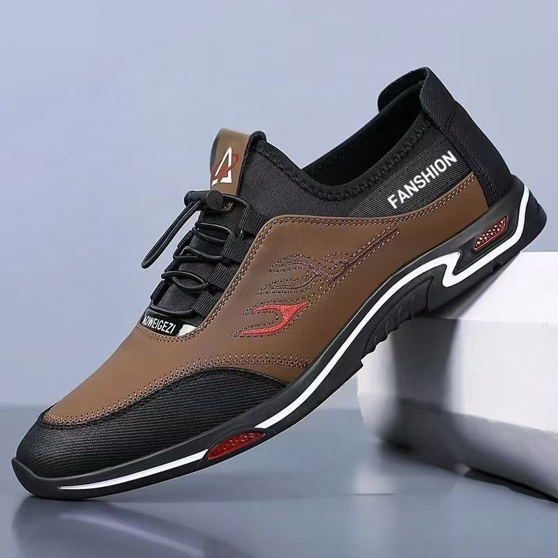 Heidi — Lightweight Breathable Men's PU Leather Shoes