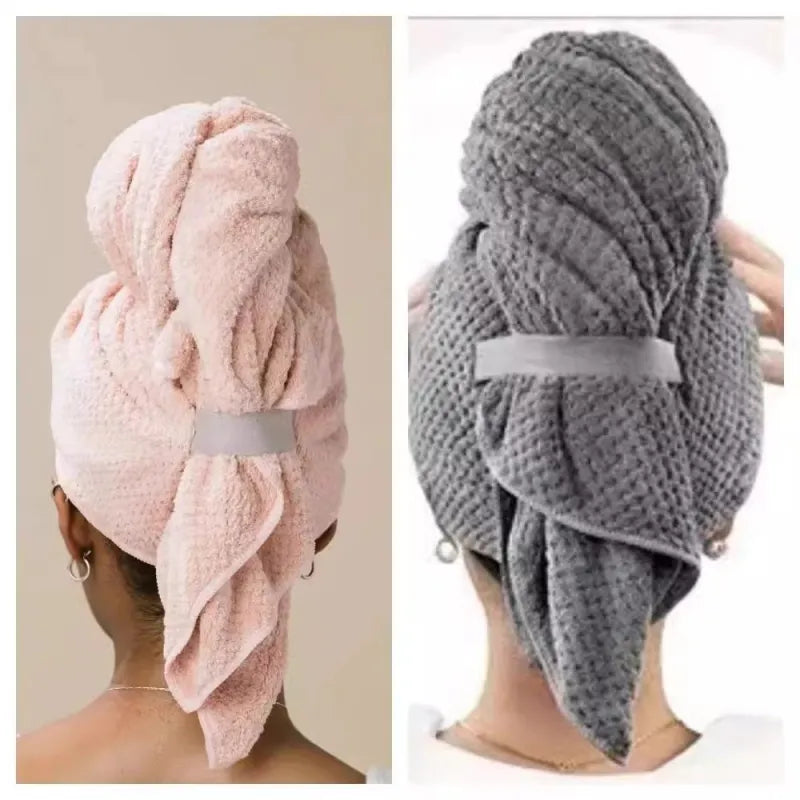 VelvetWave Hair Wrap — Dry Faster, Feel Amazing