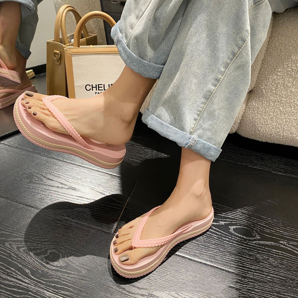 Maria — Braided Platform Summer Sandals | 50% OFF