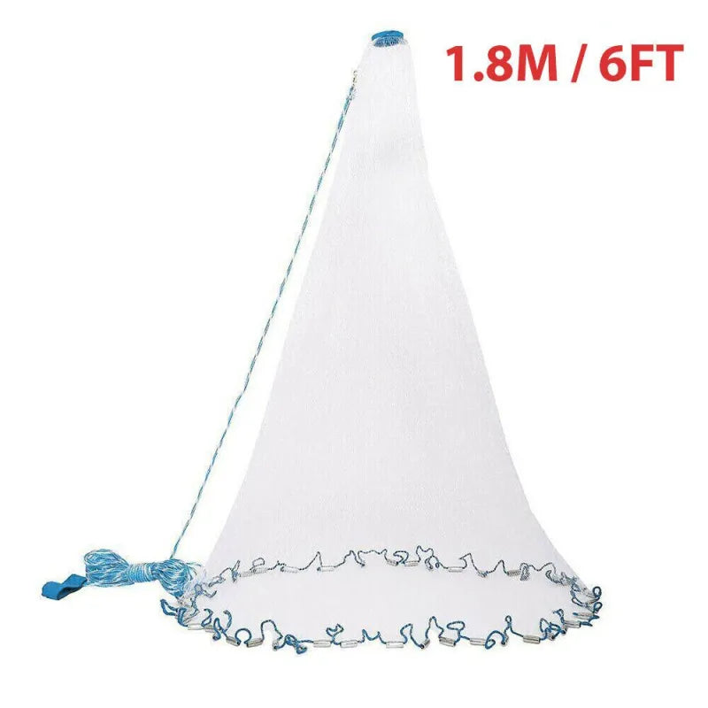 ProCast Edge — Steel-Weighted Nylon Cast Net | 50% OFF