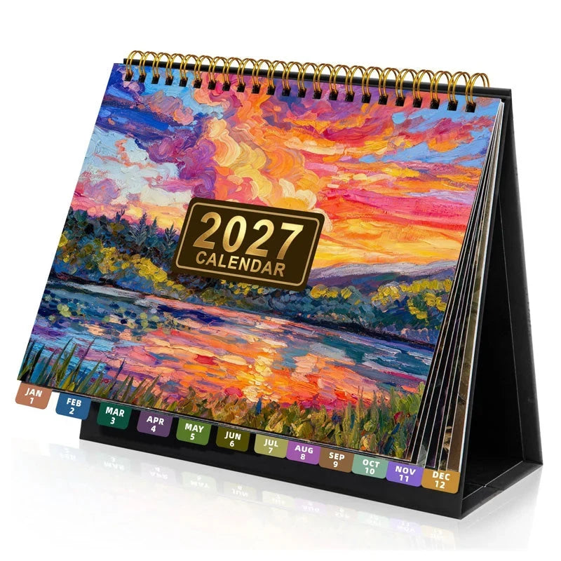 ThriveTrack Desk Calendar — Ignite Focus, Power Productivity