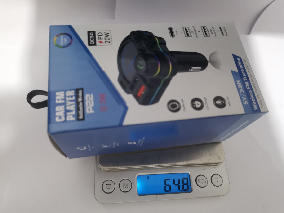 SpectraRide — Bluetooth Car FM Transmitter | 50% OFF