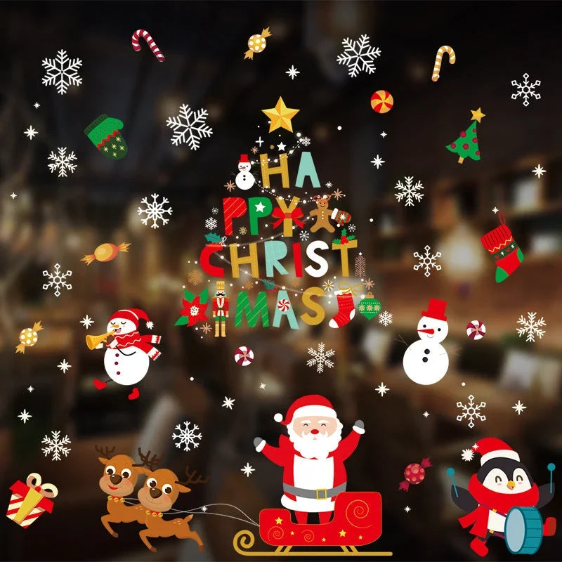LumiFest Window Stickers — Spark Pure Holiday Joy
