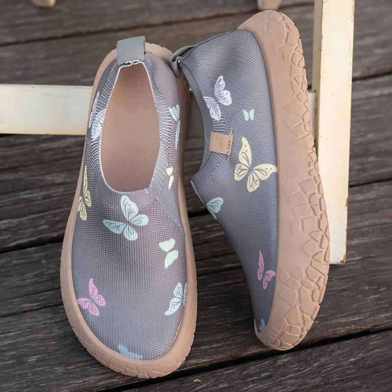 Lena — Lightweight Women's Slip-On Fly-Knit Sneakers