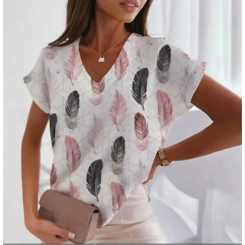 Sophia — Women's Soft Lace-Up Side T-Shirt