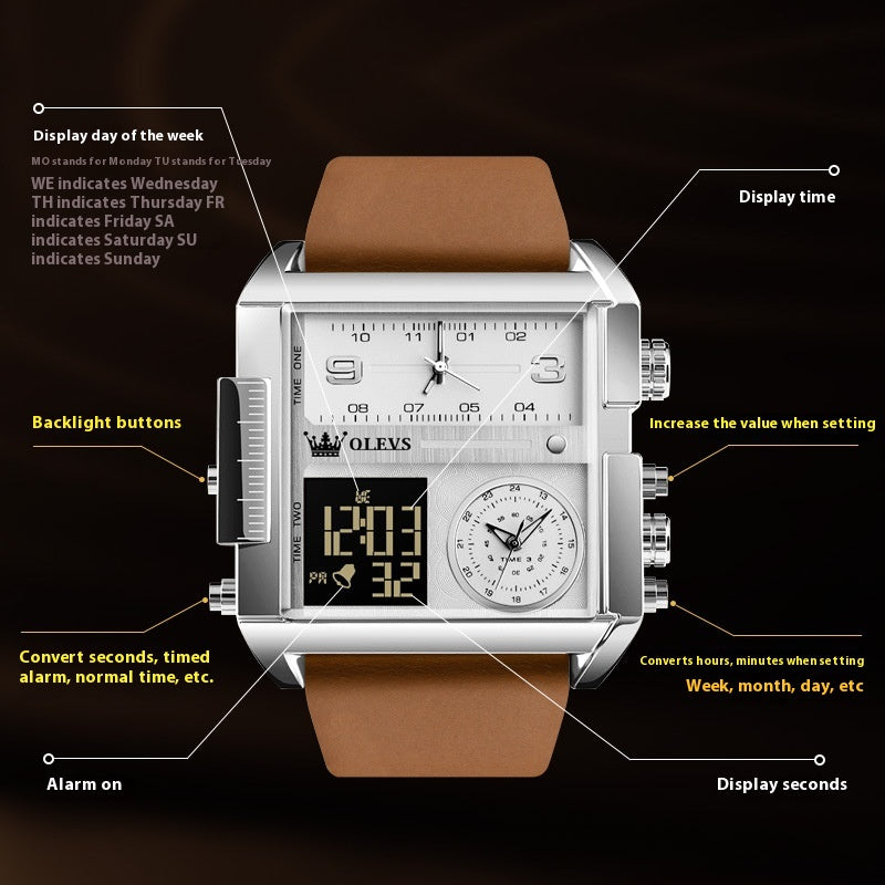 50mm Power Watch — Control Every Moment