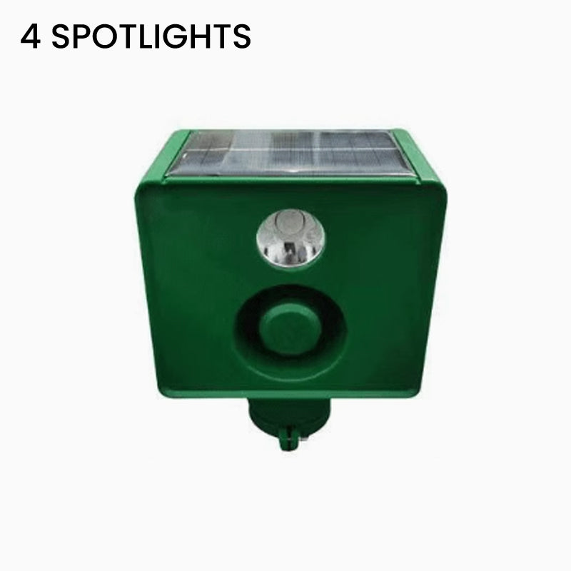 Solar-powered protective lights – Fearlessly defend your garden