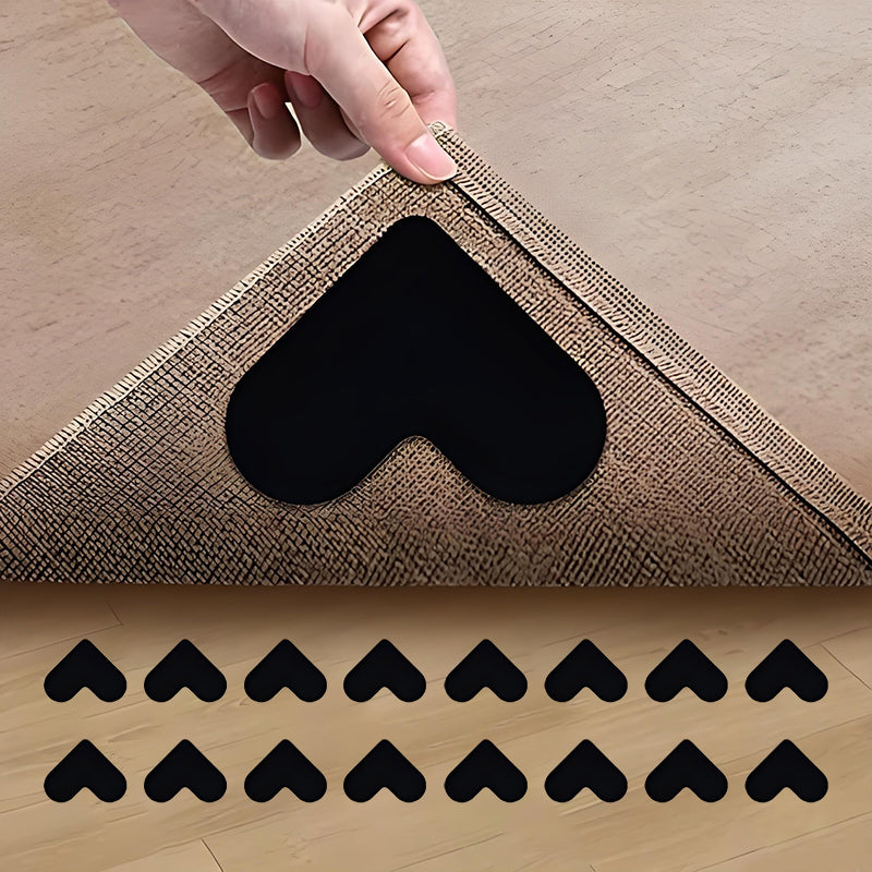 GripHeart — Safer Rugs, Secure Steps - 16 Pieces