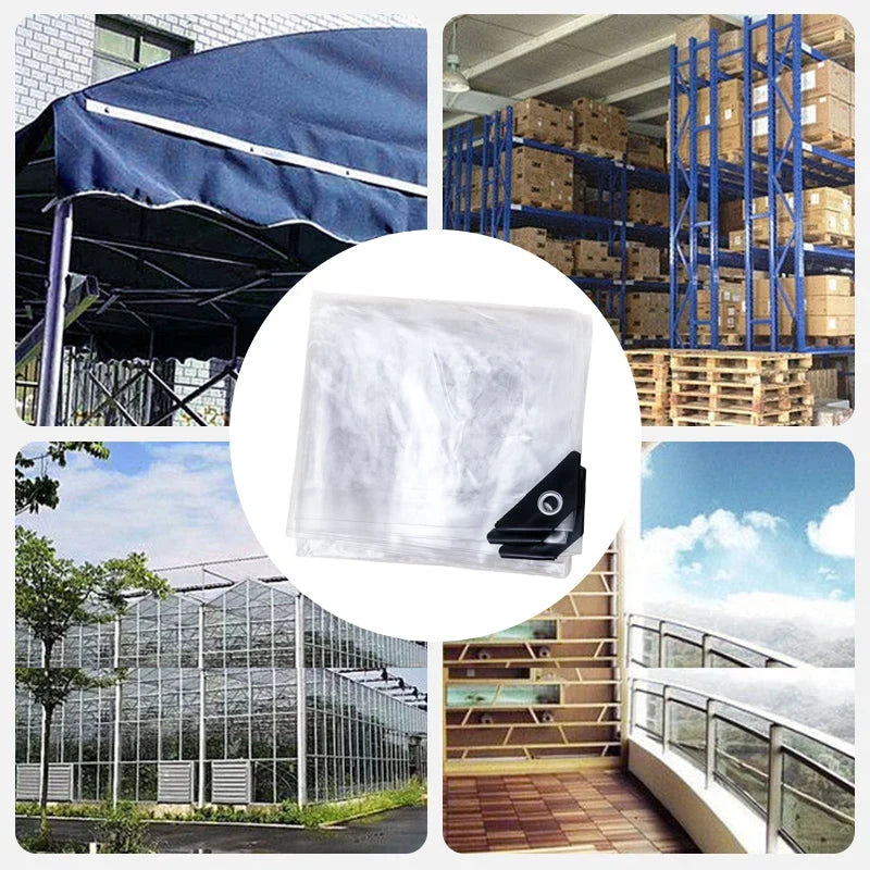ClearShield — Transparent Waterproof PVC Cover | 50% OFF