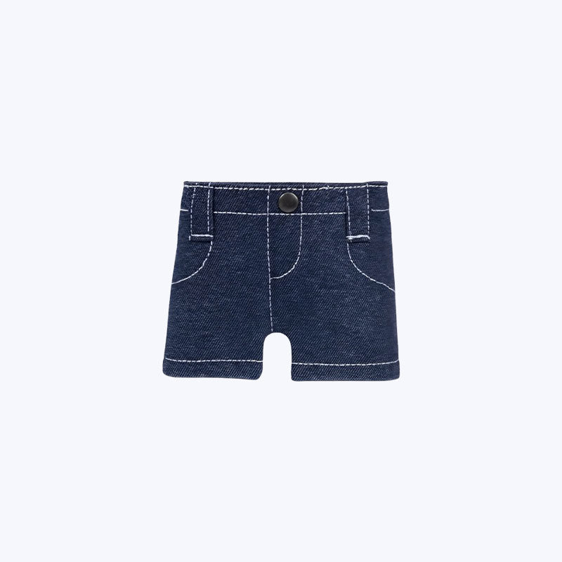 Marley – Mini Denim Purse with Playfully Designed Pattern