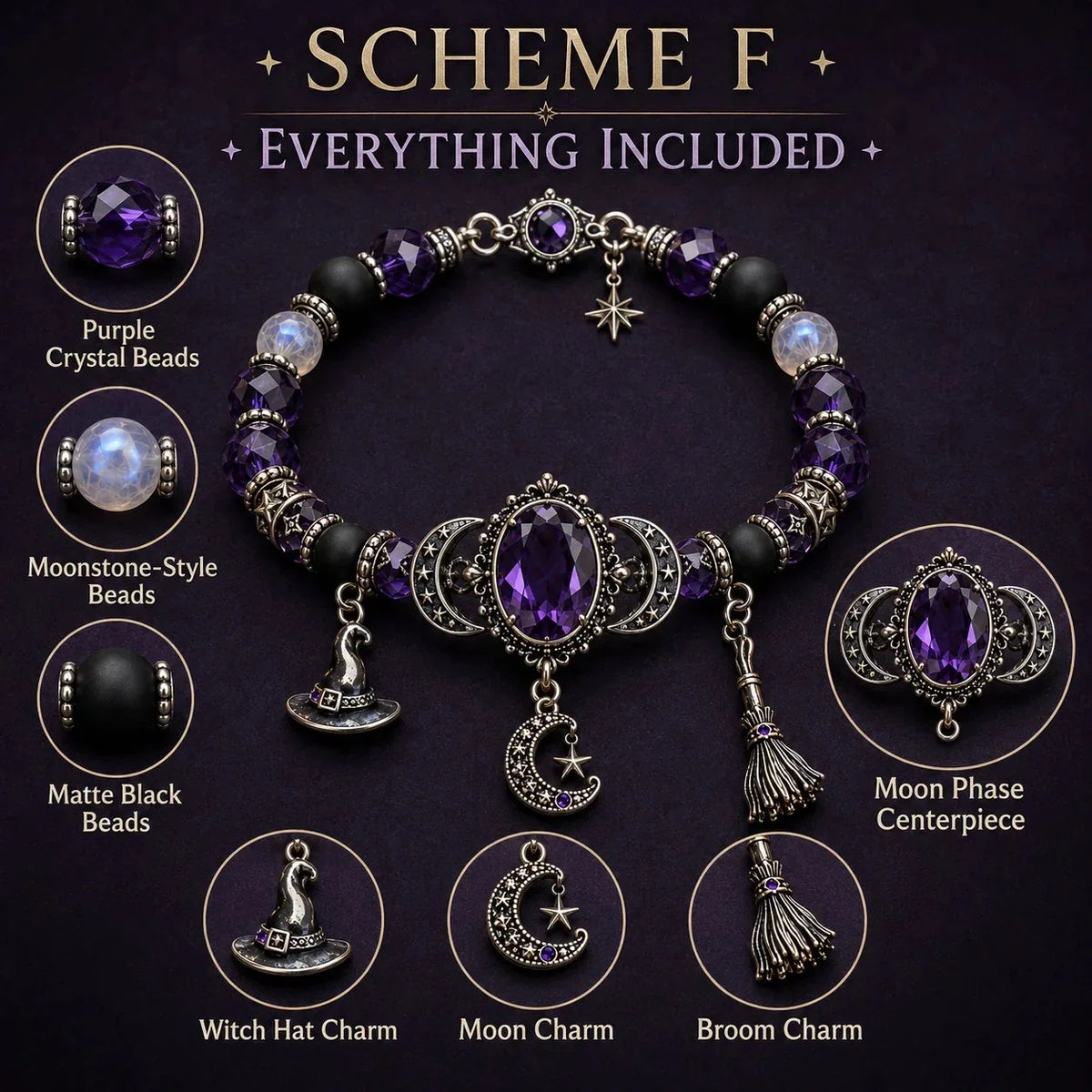 Mystic Moon Bracelet — Unleash Your Inner Power