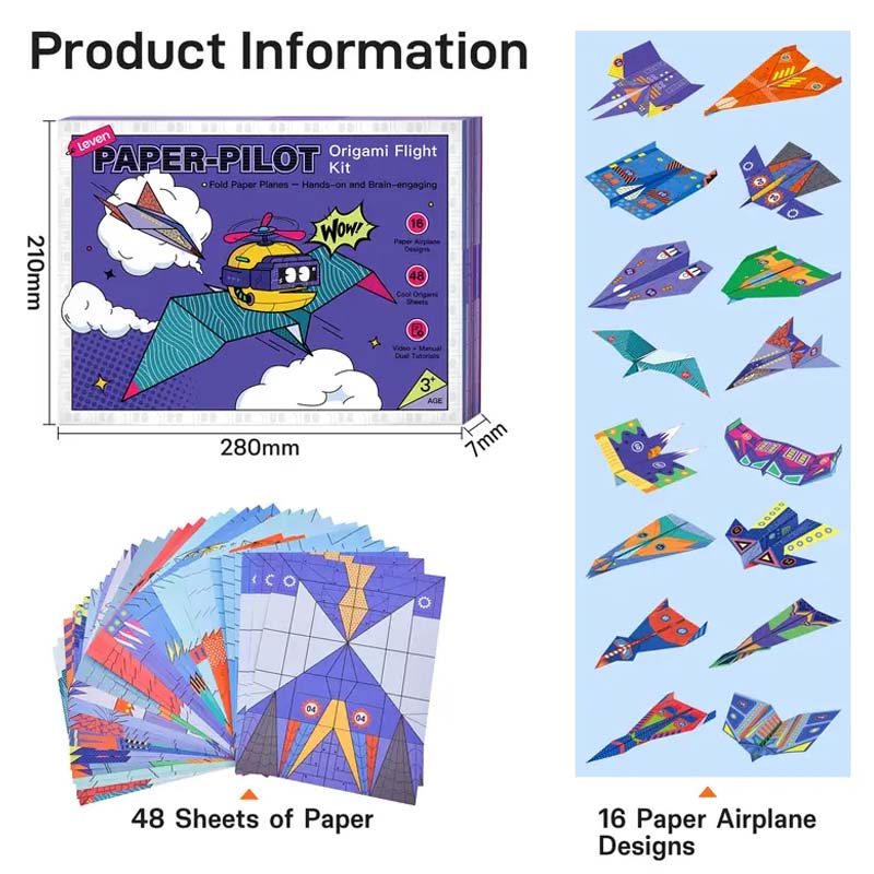 AeroCraft Pro — Kids Paper Airplane Set | 50% OFF