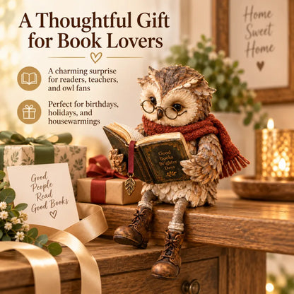 StoryNook Owl Figurine — Cozy Charm Sparks Joy