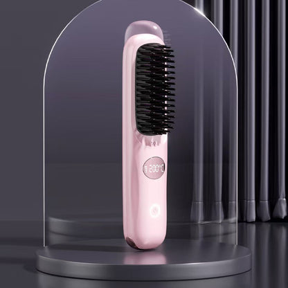 VibeBrush Wireless Straightener — Effortless Shine Anywhere