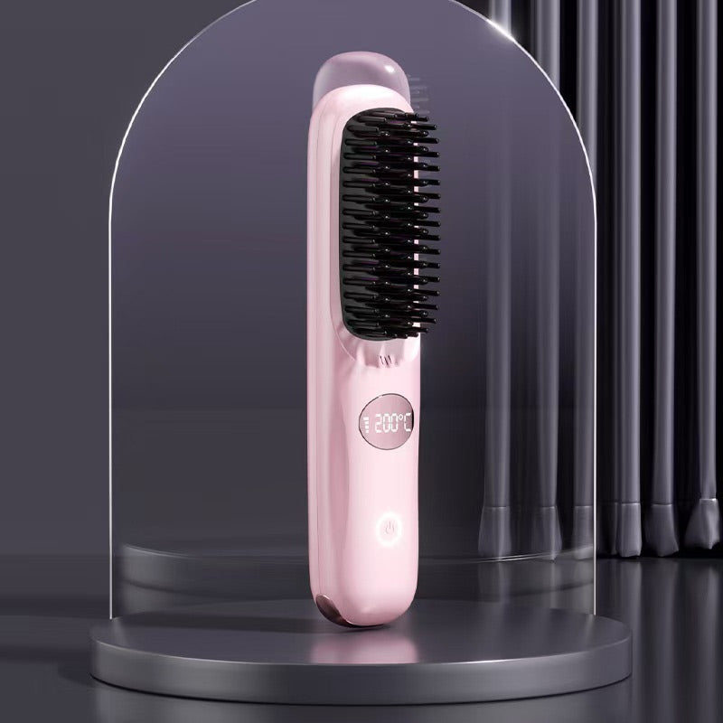 VibeBrush Wireless Straightener — Effortless Shine Anywhere