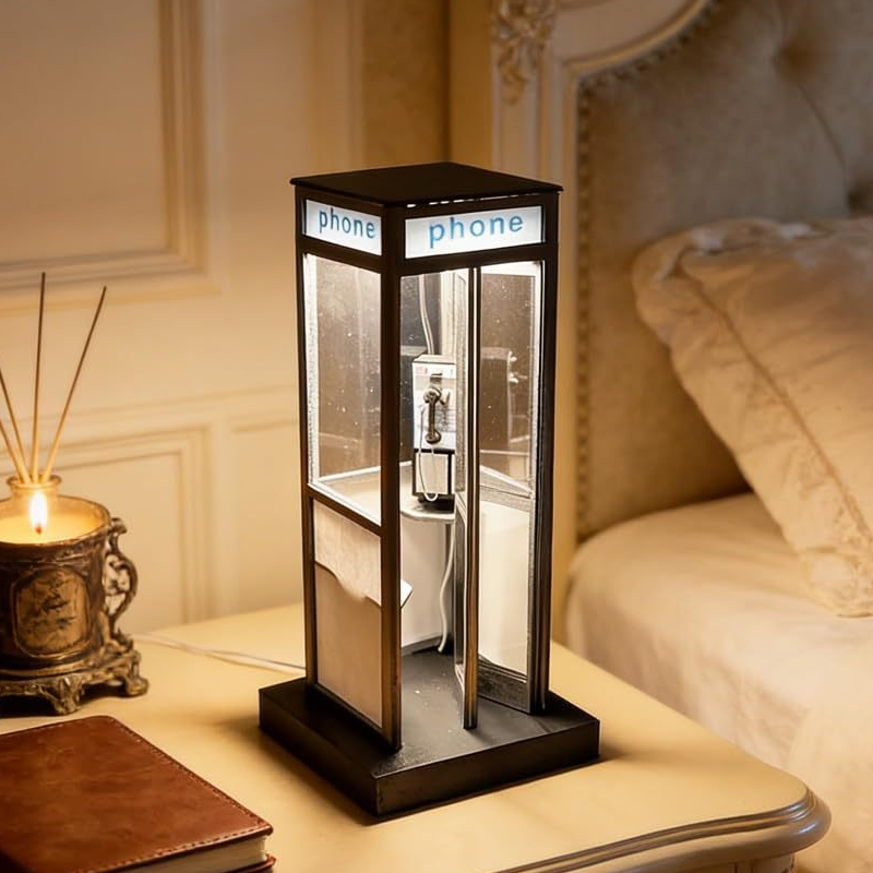Vintage Telephone Booth Lamp – Dive into Nostalgia