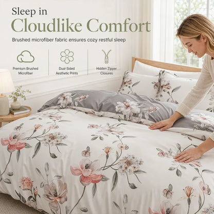 LumaLuxe Floral Bedding — Sleep Wrapped Bliss