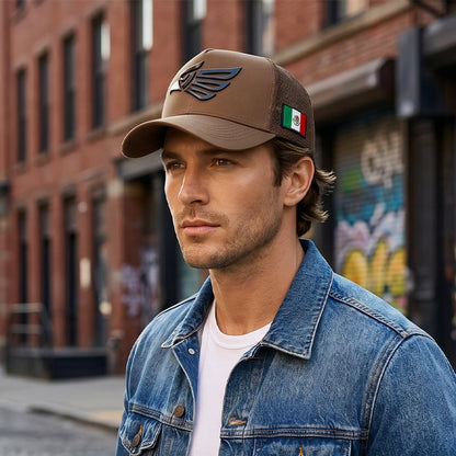 Cruz – Unisex Baseball Cap with Mexican Eagle Patch