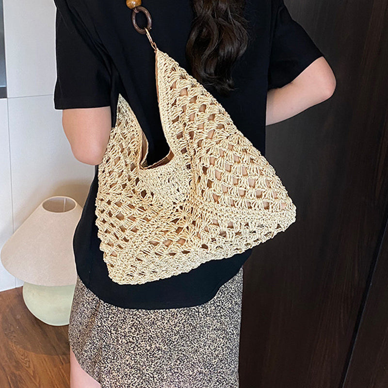 Artisan-Handcrafted Woven Tote — Effortless Style Confidence