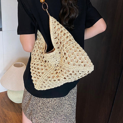 Artisan-Handcrafted Woven Tote — Effortless Style Confidence