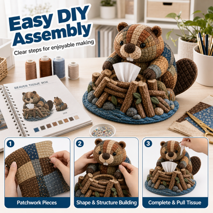 Charming Little Creatures DIY Tissue Box Craft Kit — Instantly Spark Joy