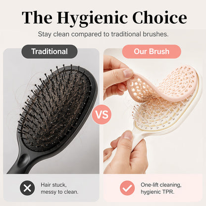 HairbrushPro — Self-Cleaning Detangling Hair Brush | 1+1 FREE