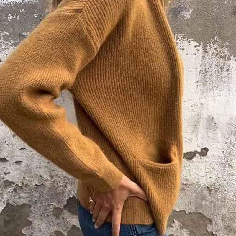Evelyn — Cozy Cardigan with Zipper and Pockets