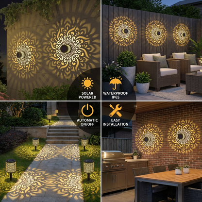 LumaMandala Solar Glow – Effortlessly Enchant Nights