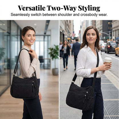 Sally – Lightweight, Casual Canvas Shoulder Bag for Women