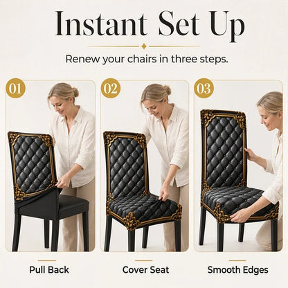 Luxury Stretch Chair Covers — Transform Comfort Instantly