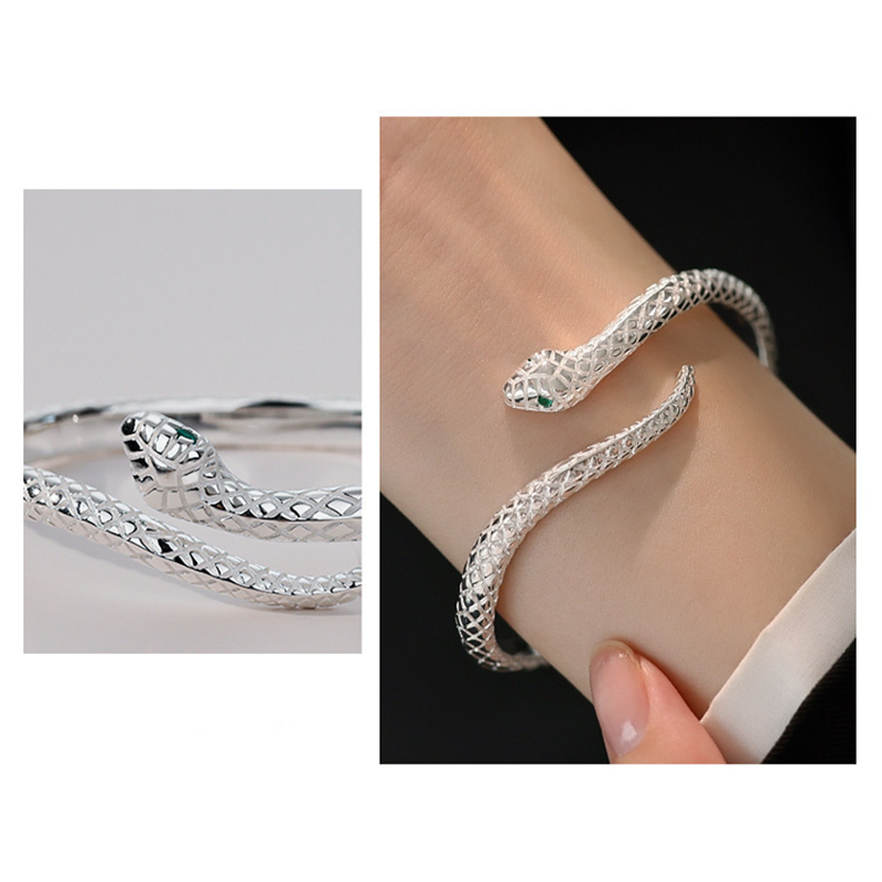 Snake Cuff Bracelet — Command Attention Instantly