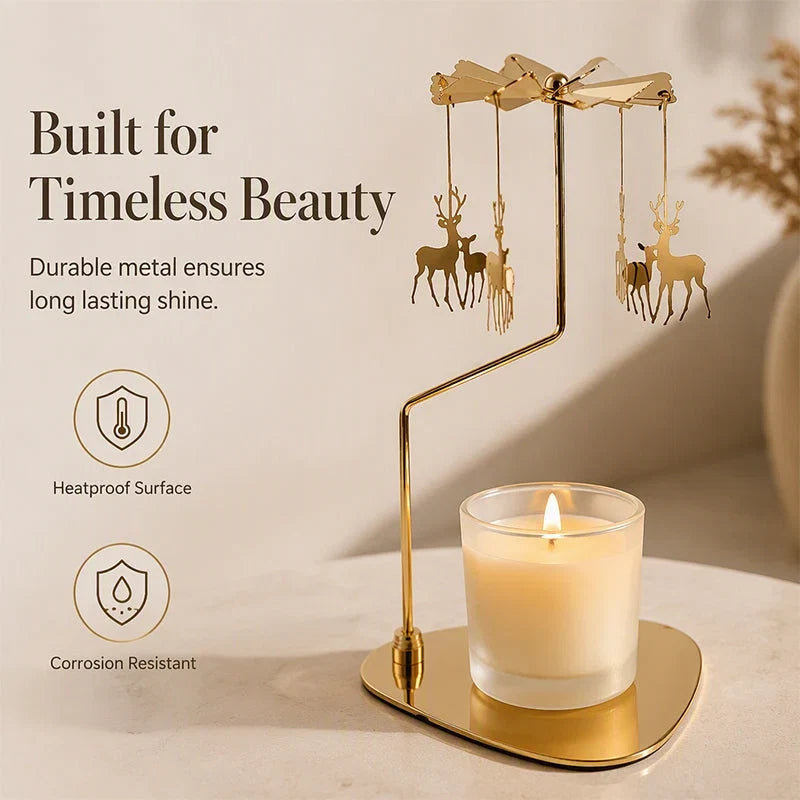 LumaTide Candle Spinner — Mesmerize With Warmth