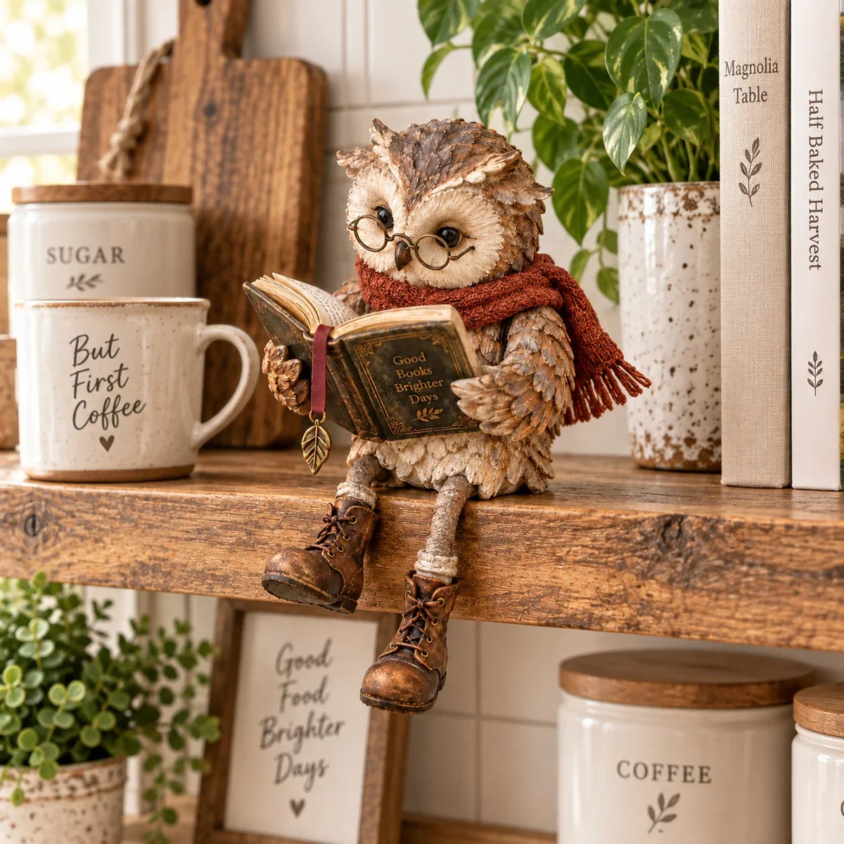 StoryNook Owl Figurine — Cozy Charm Sparks Joy