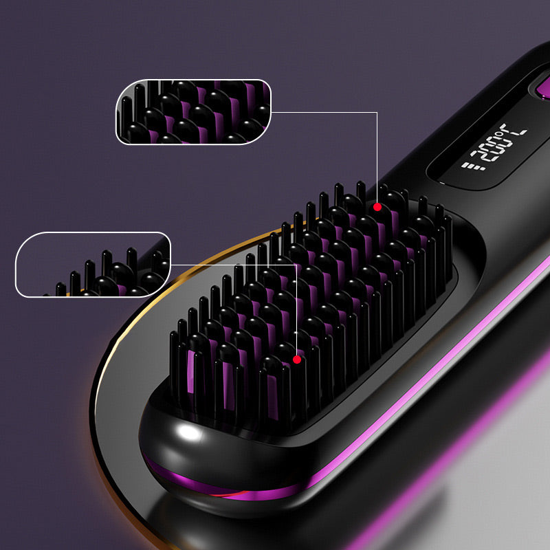 Sophia – Wireless Ceramic Hair Straightener for Frizz-Free Shine