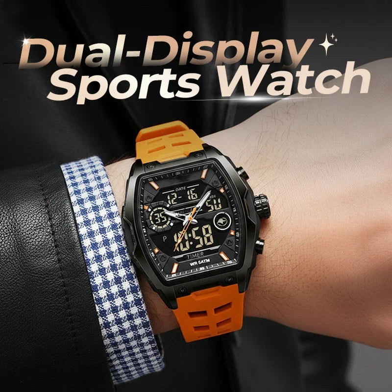 TimeMaster — Dual Display Sport Watch | 50% OFF