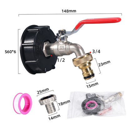 ForgeFlow Brass Valve — Effortless, Precise Water Control