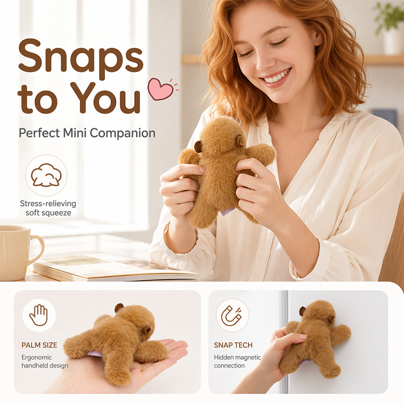 SnugglePixie — Magnetic Plush Animal Charm | 1+1 FREE