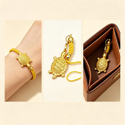 Money Turtle Charm — Attract Calm Wealth