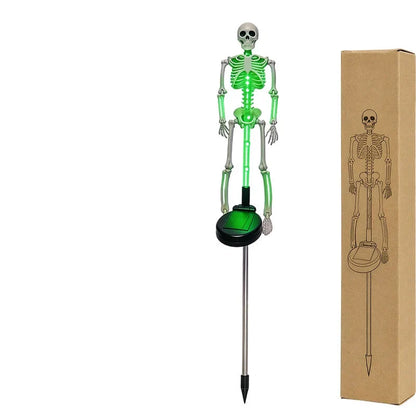 GlowPhantom — Solar Skeleton Halloween Stake Light | 50% OFF