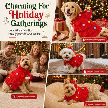 SnuggleSpruce Pet Cape — Cozy Warmth, Instant Joy