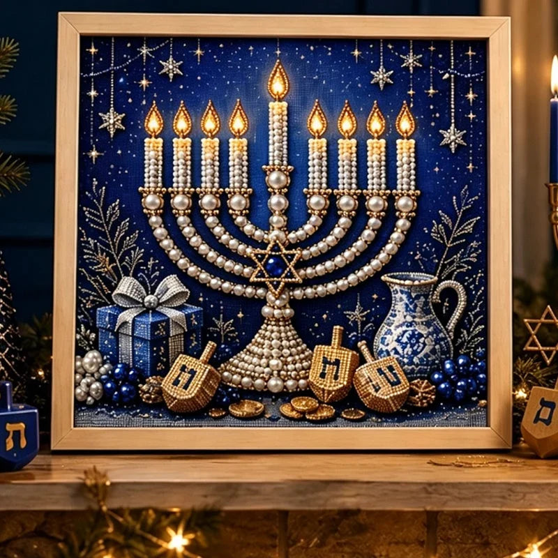 LumaShine Hanukkah Bead Art — Craft Sparkling Joy