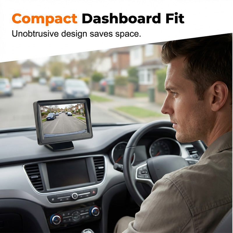 VisiGuard 4.3” Car Monitor – Drive Safer, Enjoy More