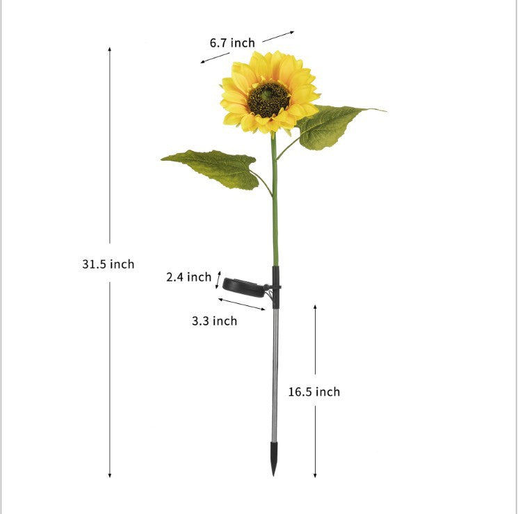 SunGlow — Solar Sunflower Lights | 50% OFF