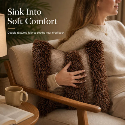 Velvasea Cushion Cover — Sink Into Plush Serenity