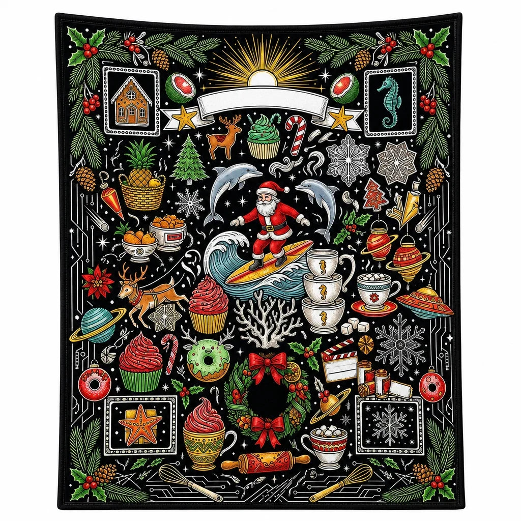 MerryMuse Coloring Blanket — Spark Family Creativity