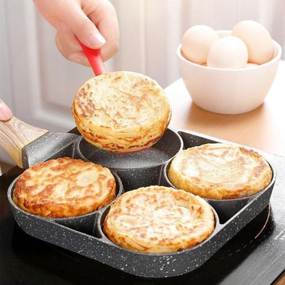 QuadraSizzle — Four-Well Omelette Pan | 50% OFF
